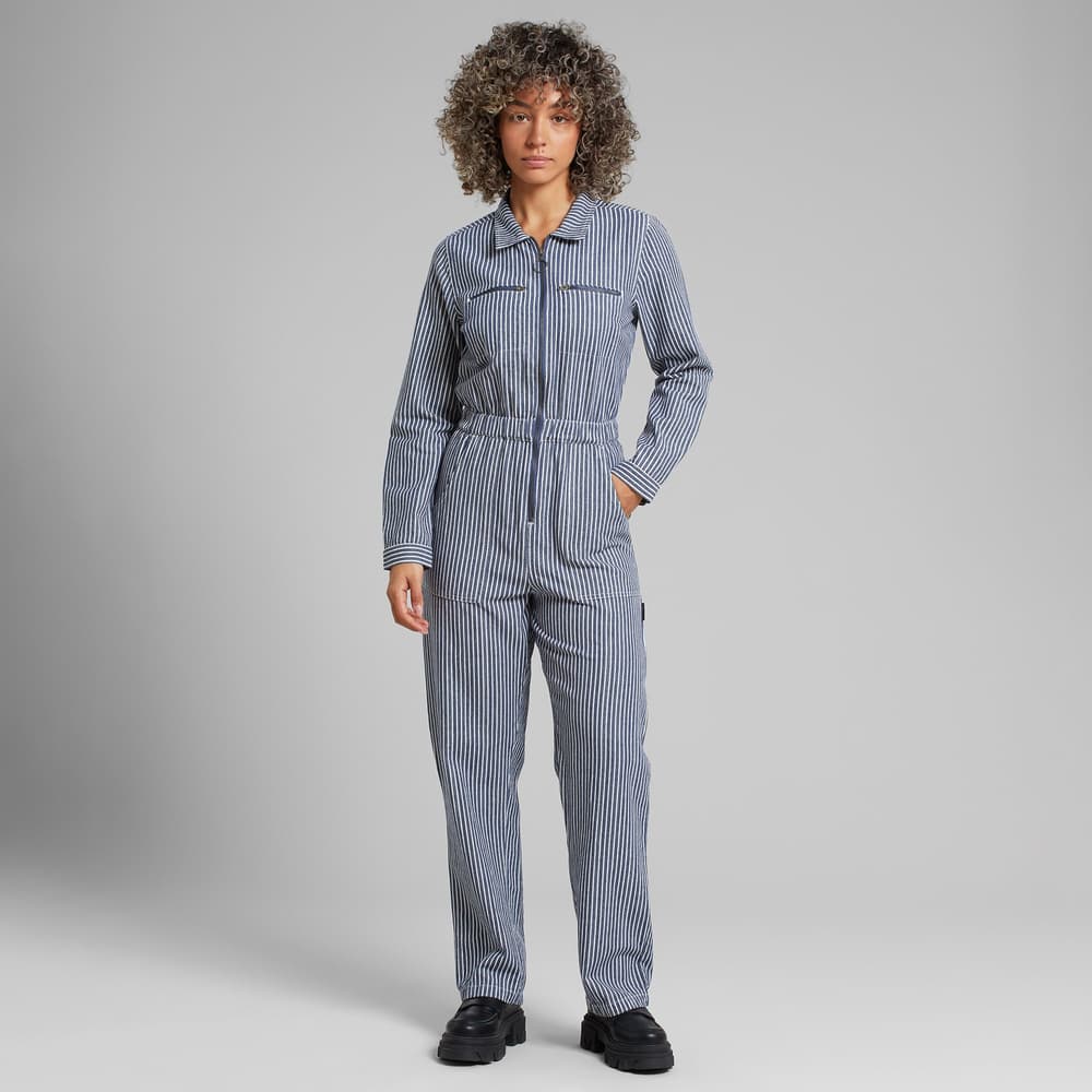Overall Hultsfred Work Stripe Blue