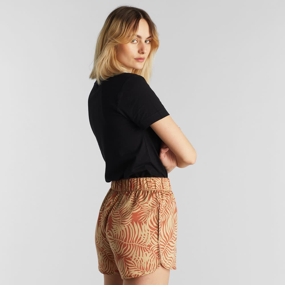 Shorts Sandvika Palm Leaves Beige