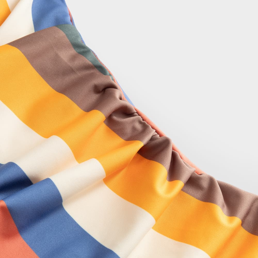 Wrap Swimsuit Klinte Stripes Multi Color