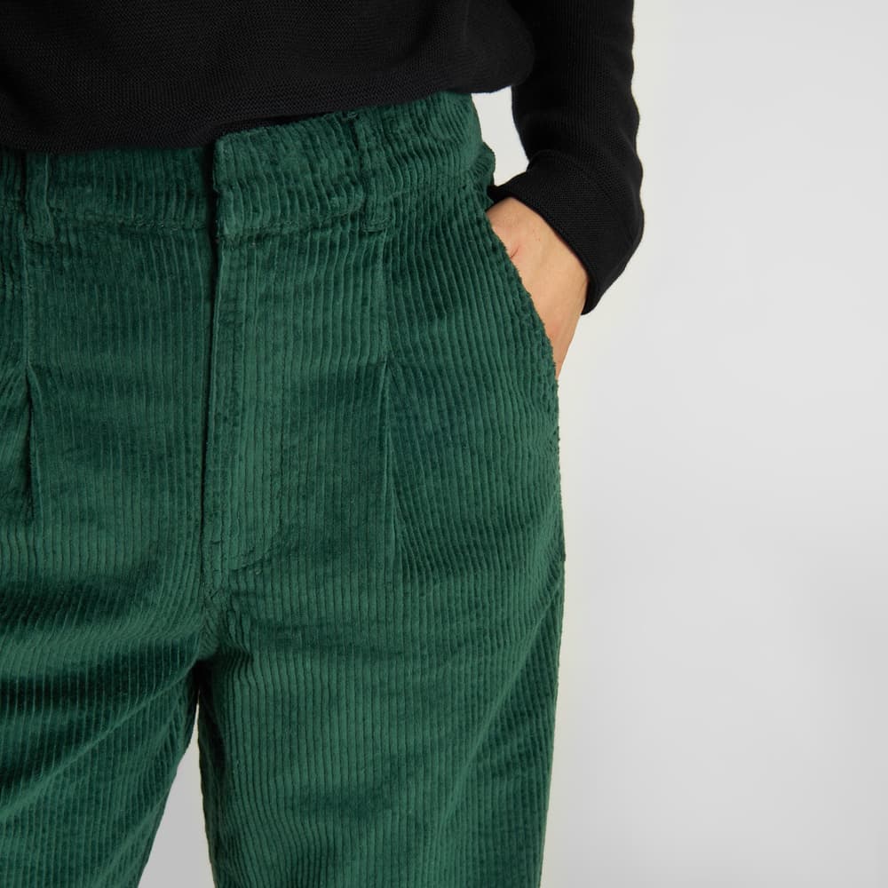 Pants Uddevalla Corduroy Dark Green