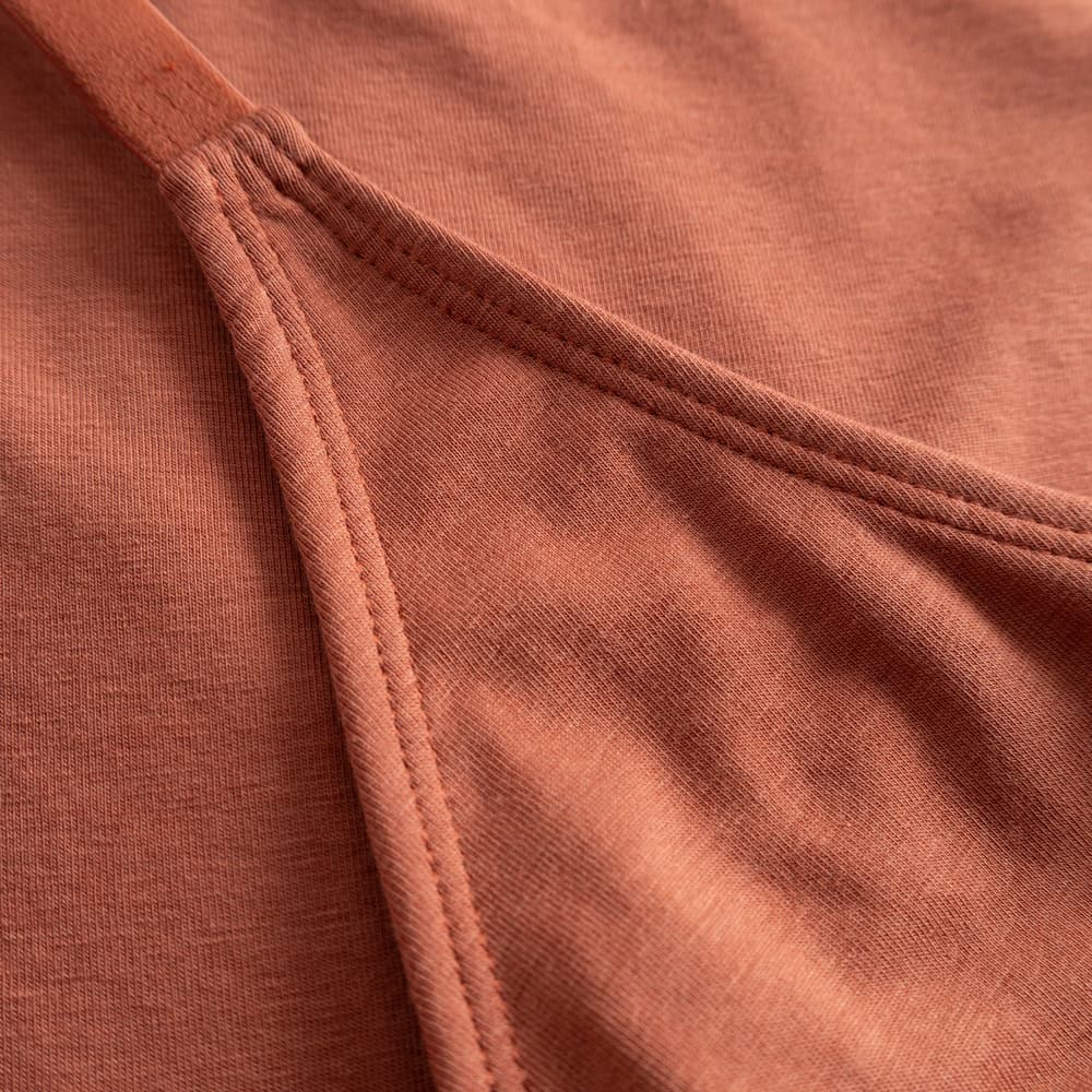 Soft Bra Junsele Terracotta Red