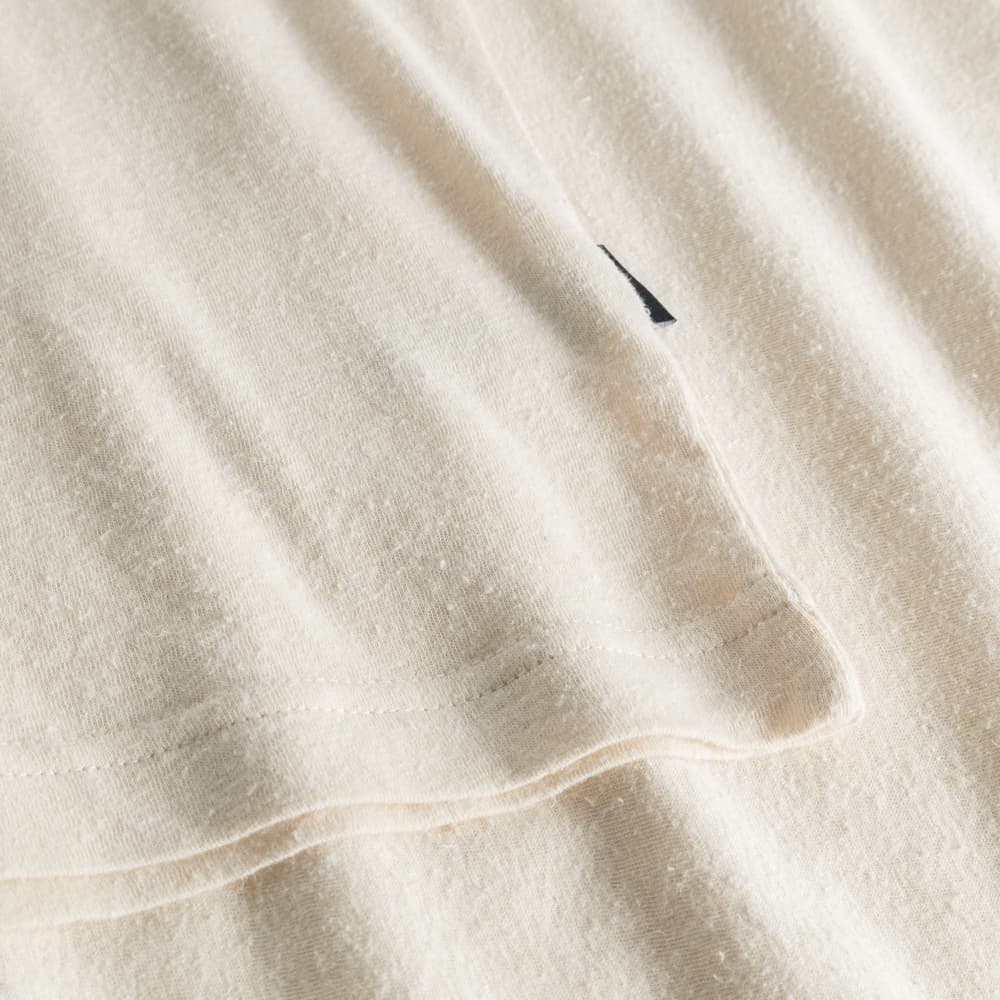 T-shirt Gustavsberg Hemp Vanilla White