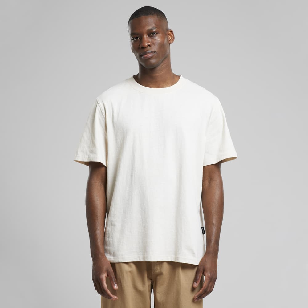 T-shirt Gustavsberg Hemp Vanilla White