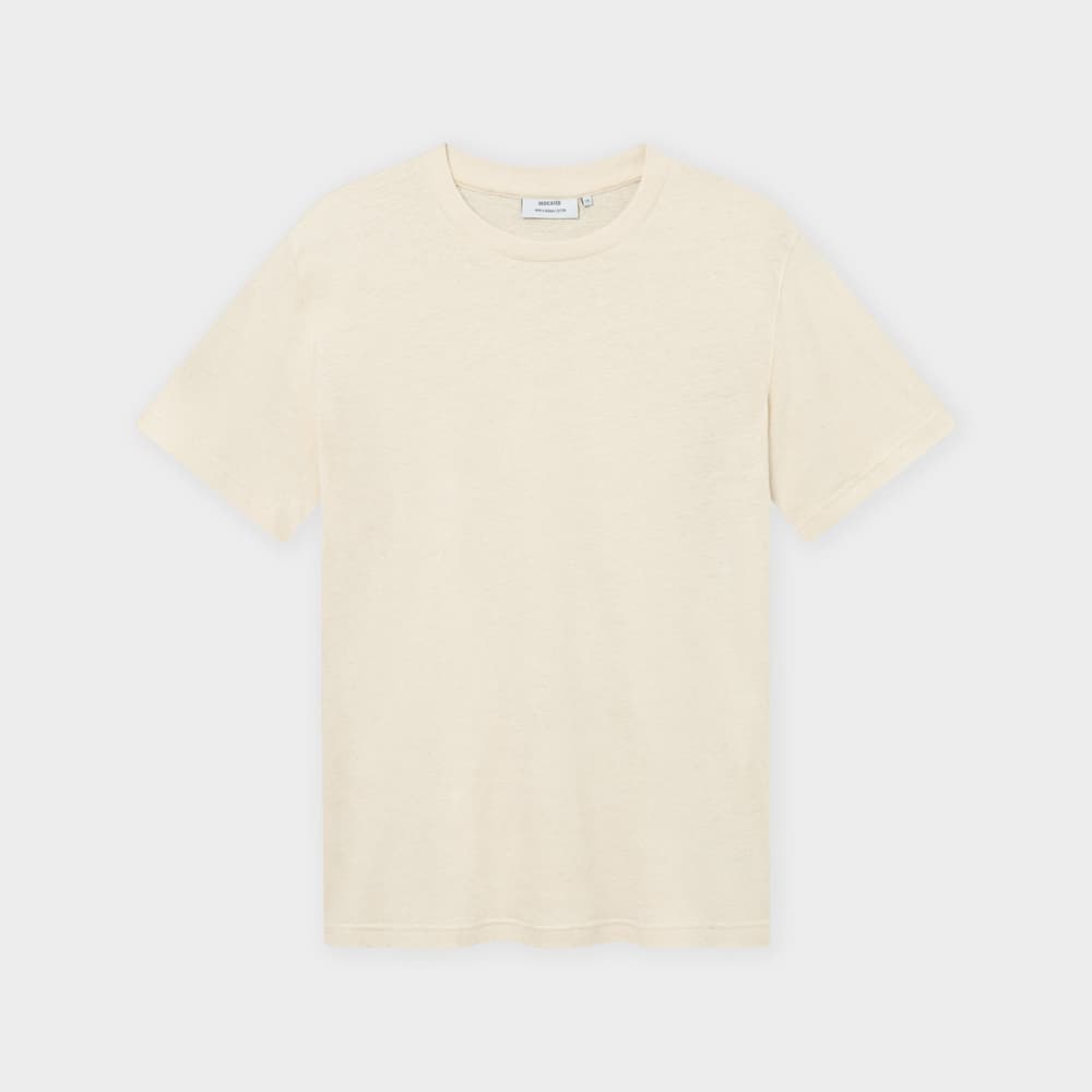T-shirt Gustavsberg Hemp Vanilla White