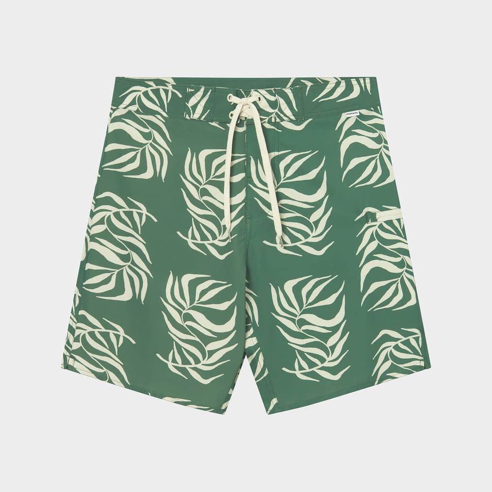 Board Shorts Toroe Big Leaf Duck Green