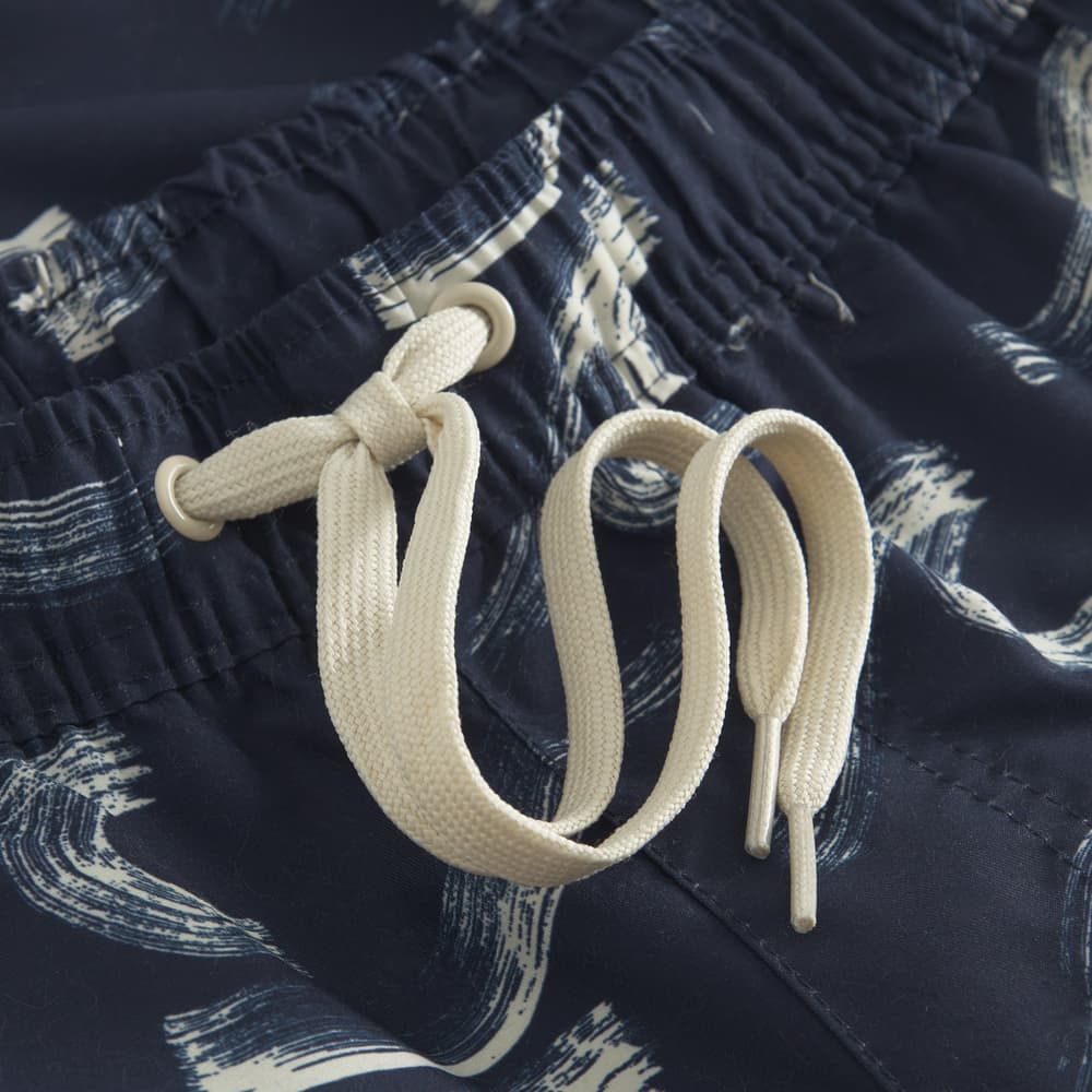 Swim Shorts Sandhamn Brushed Waves Navy