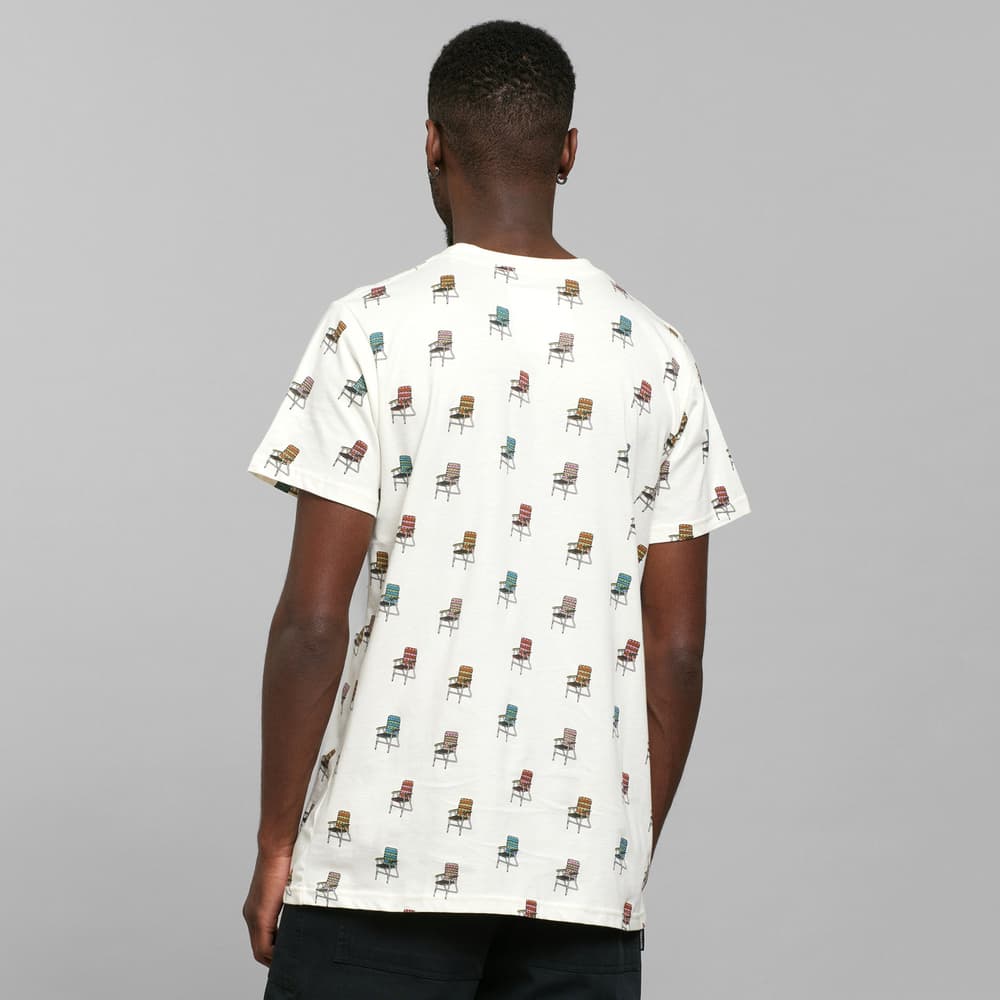 T-shirt Stockholm Lawn Chair AOP Off White
