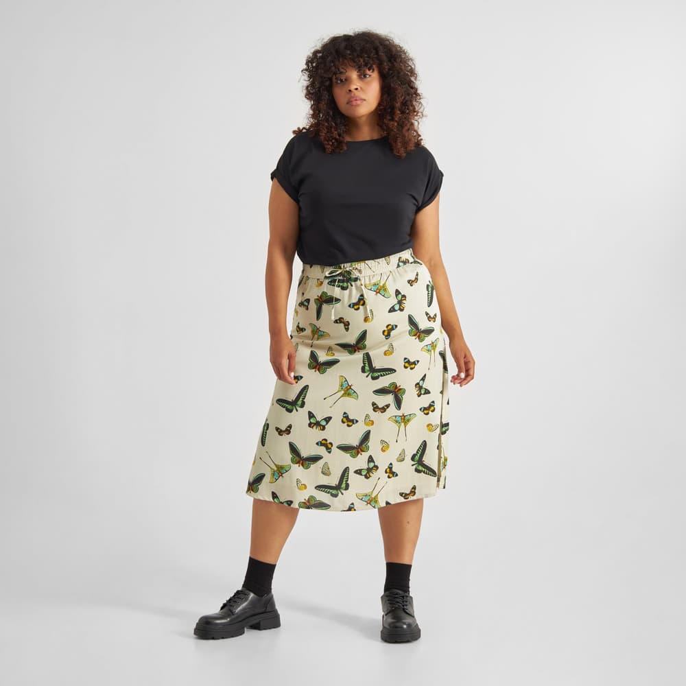Skirt Klippan Butterfly Oat White