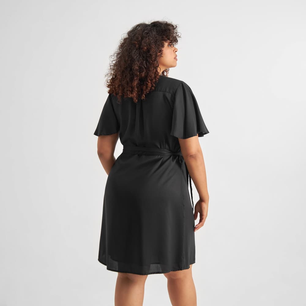 Wrap Dress Kungshamn Black