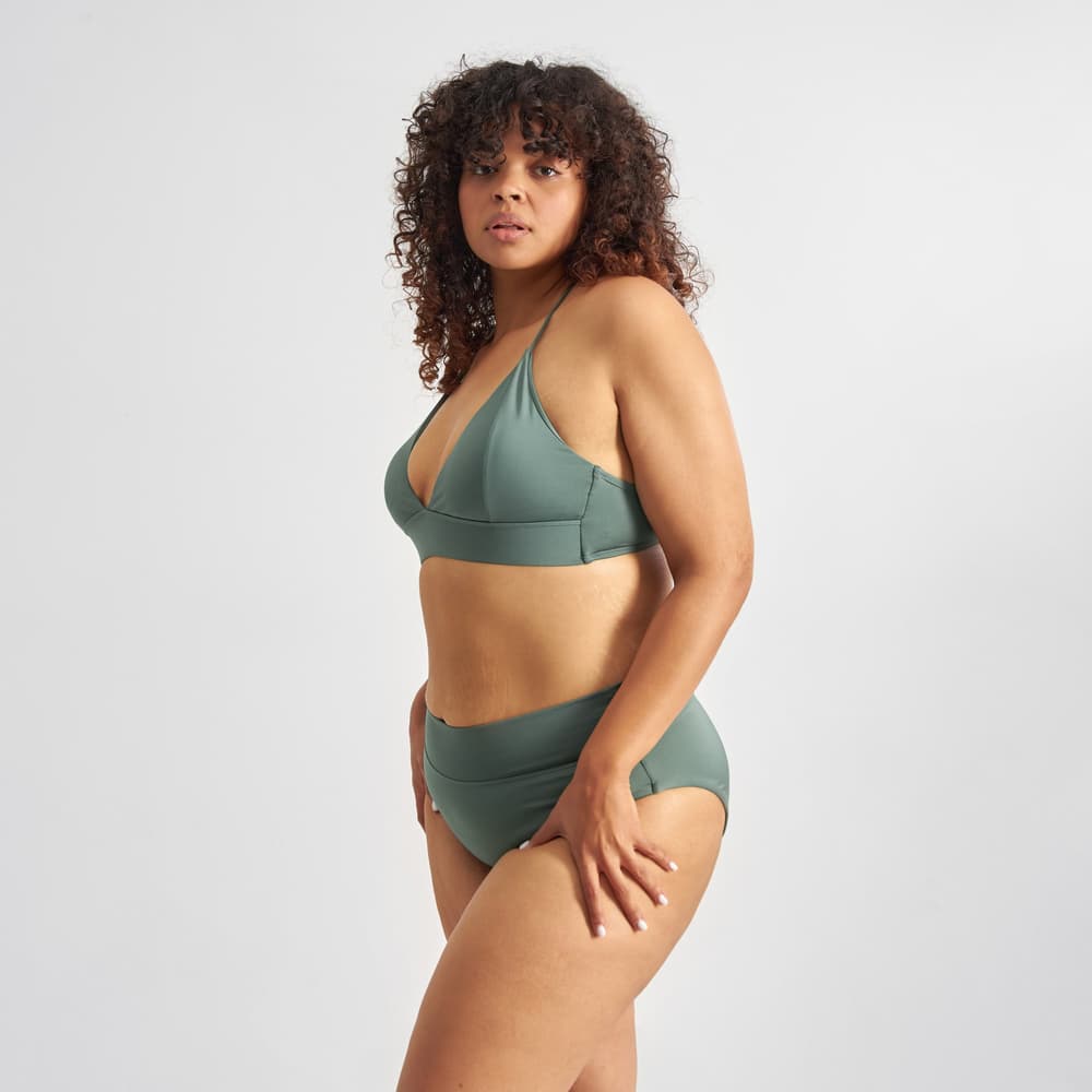 Bikini Pants Slite Duck Green