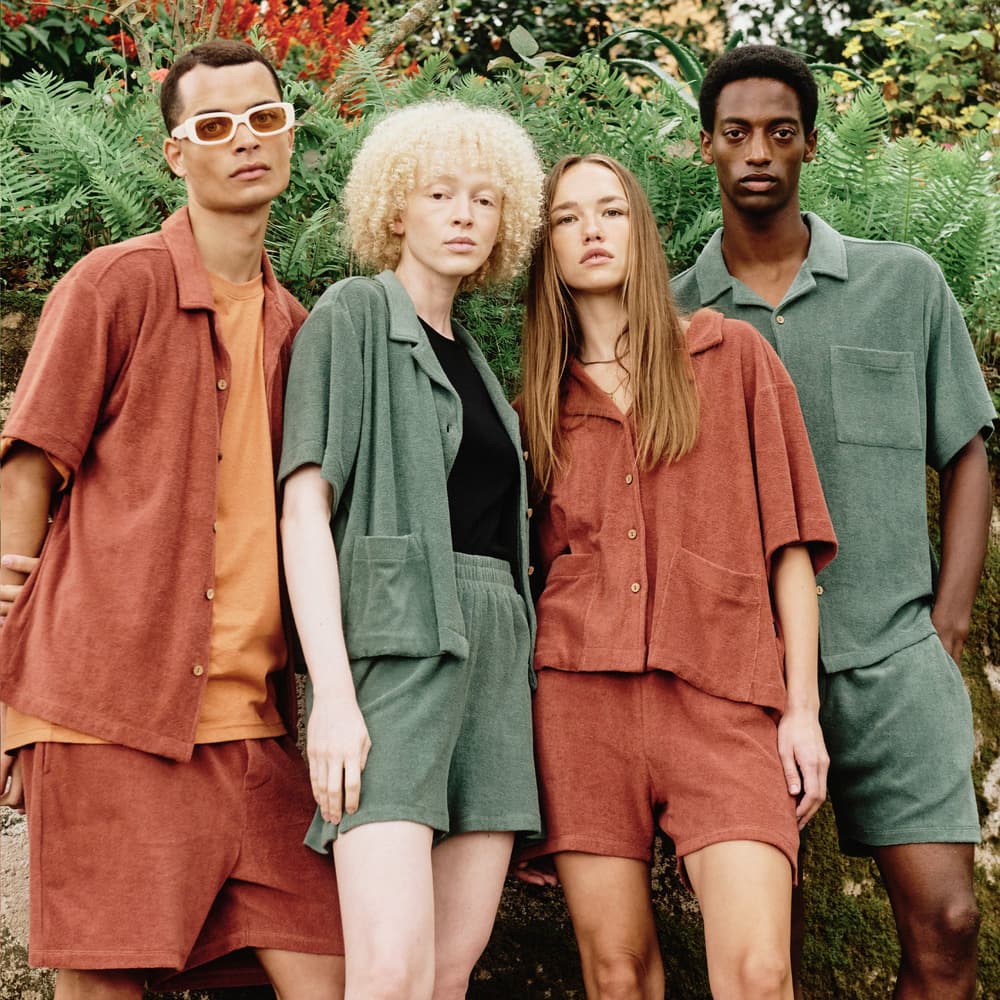 Terry Shorts Aspudden Duck Green