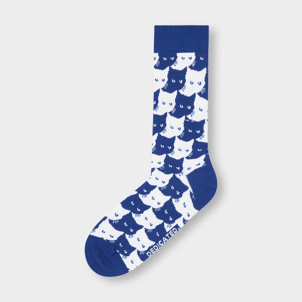Socks Sigtuna Pepita Cats Sodalite Blue