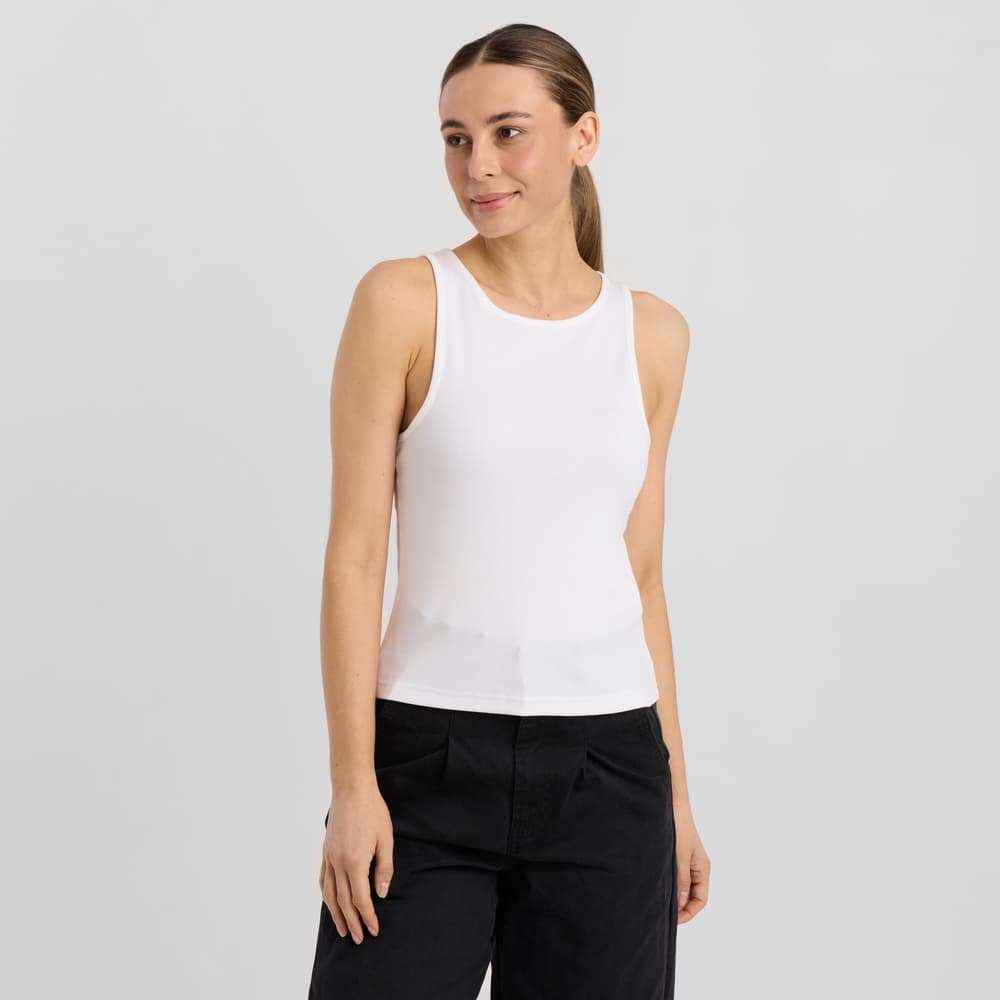 Rib Top Valdermarsvik White