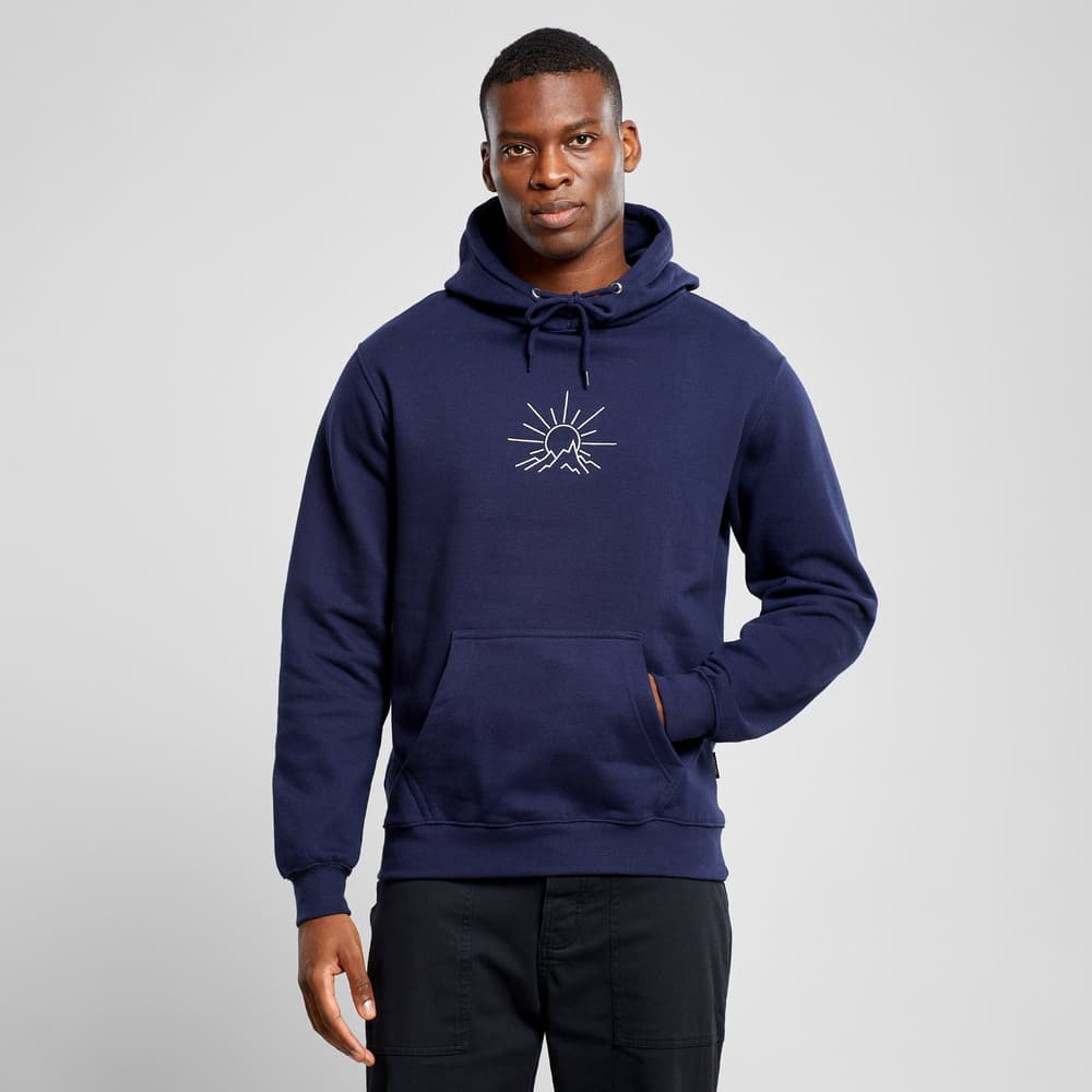 Hoodie Falun Mountain Line Navy