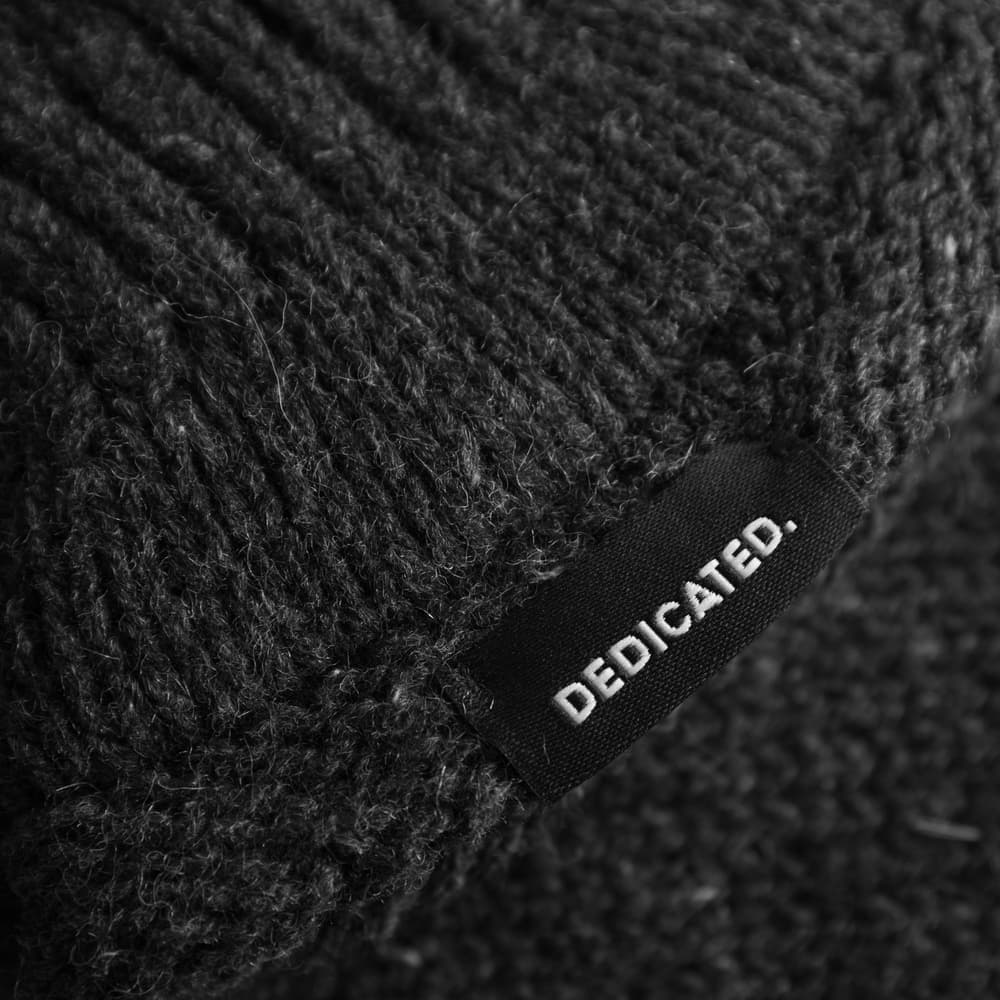 Mittens Handen Wool Dark Grey Melange