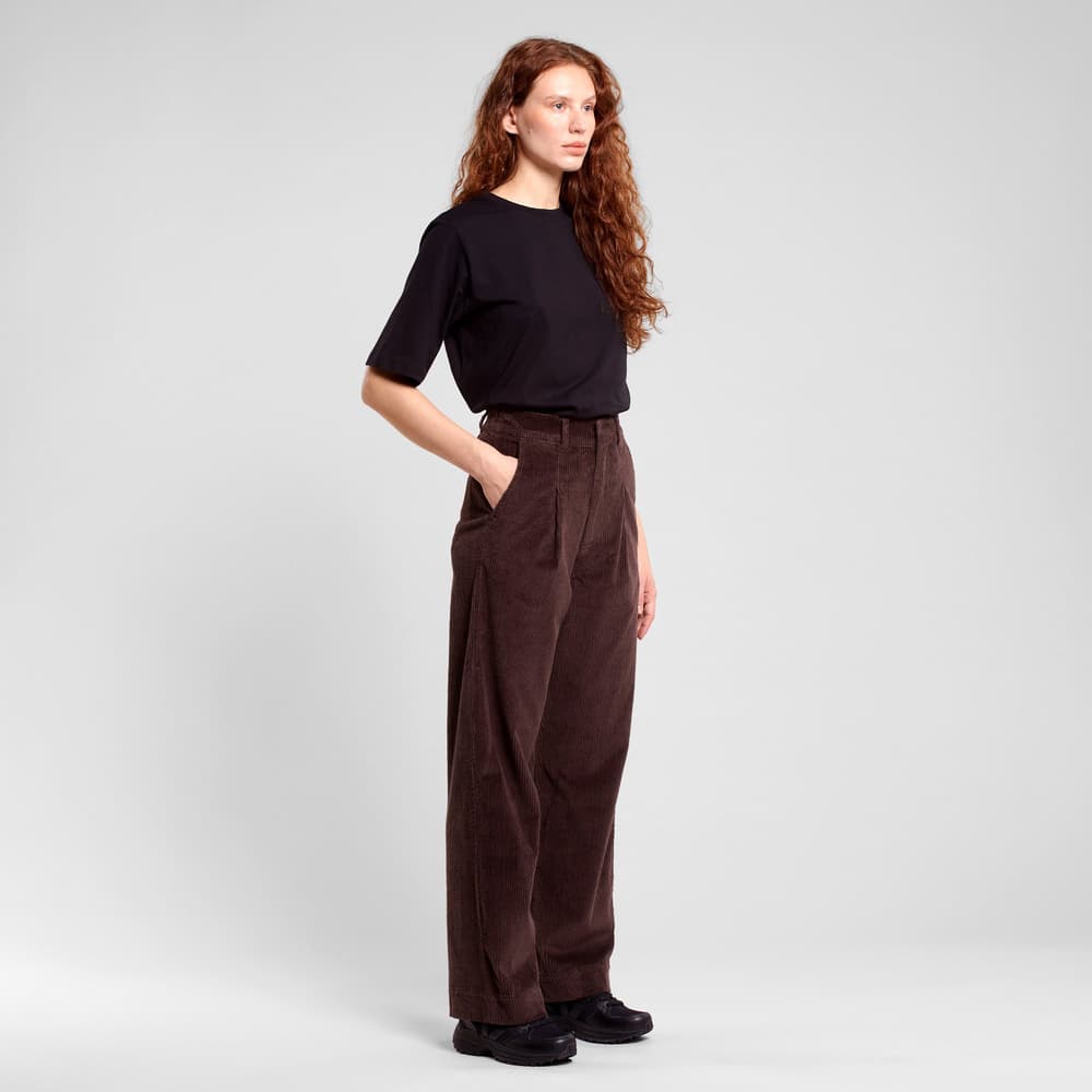 Pants Uddevalla Corduroy Coffee Brown