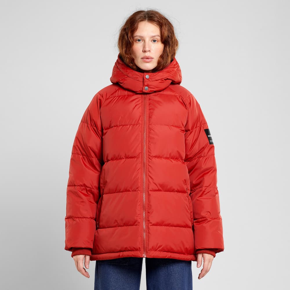 Puffer Jacket Boden Ochre Red