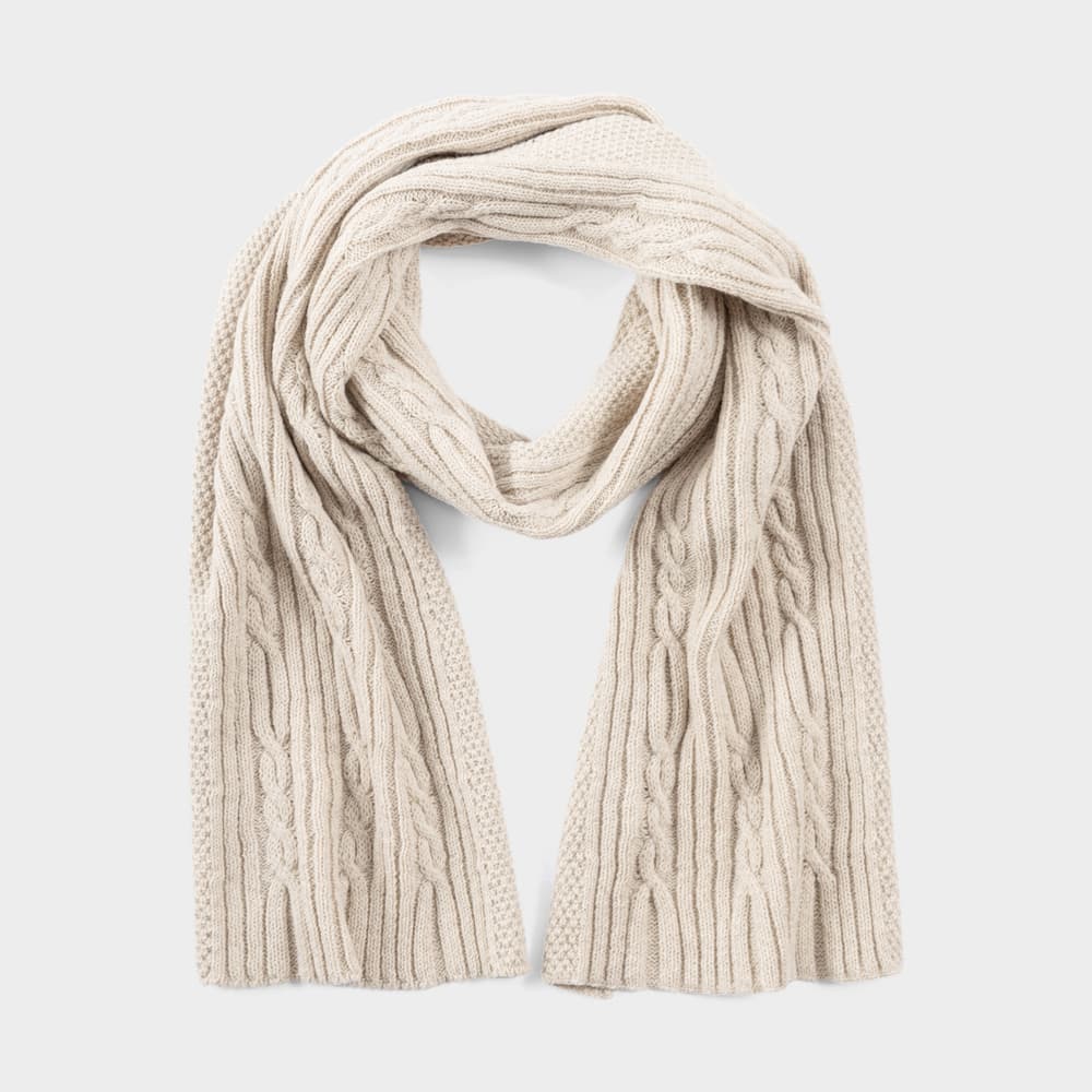 Scarf Backen Pearl White