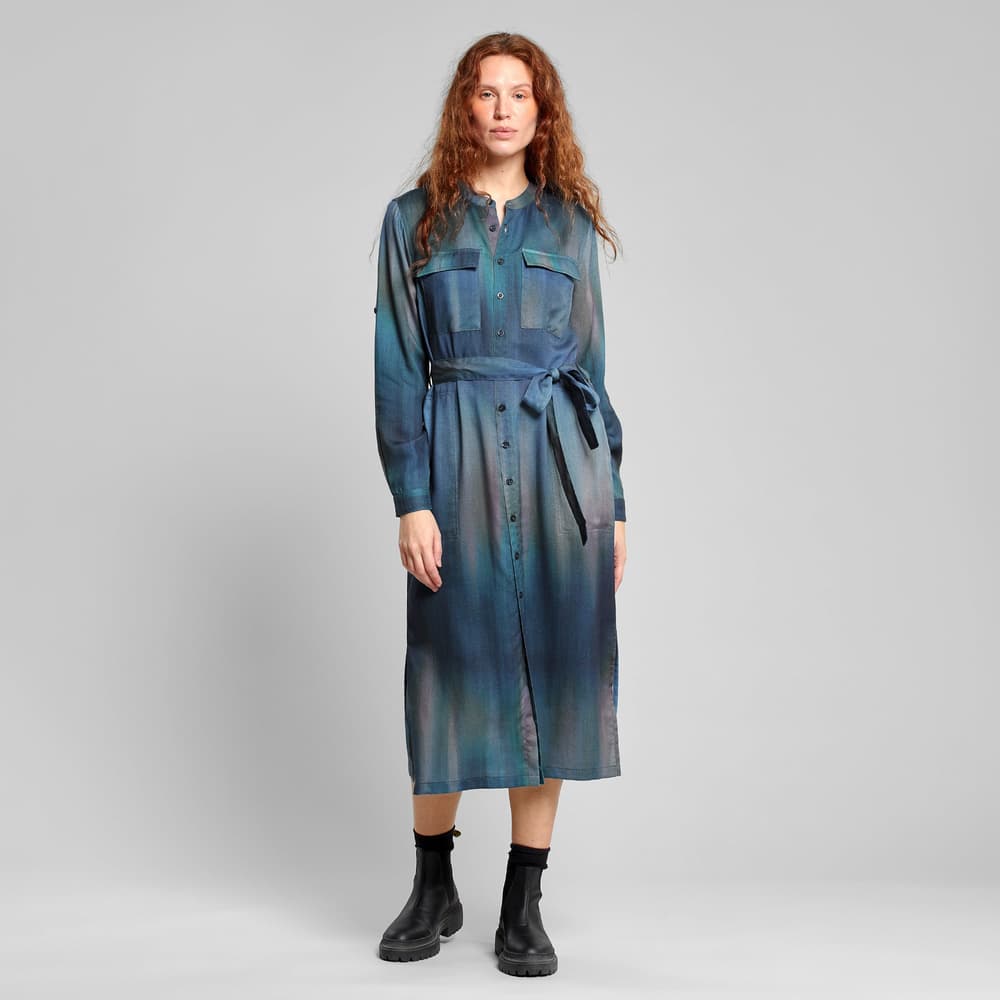 Shirt Dress Falsterbo Abstract Light Multi Color
