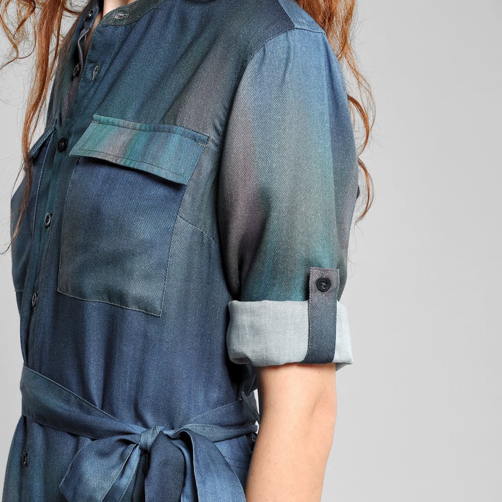 Shirt Dress Falsterbo Abstract Light Multi Color