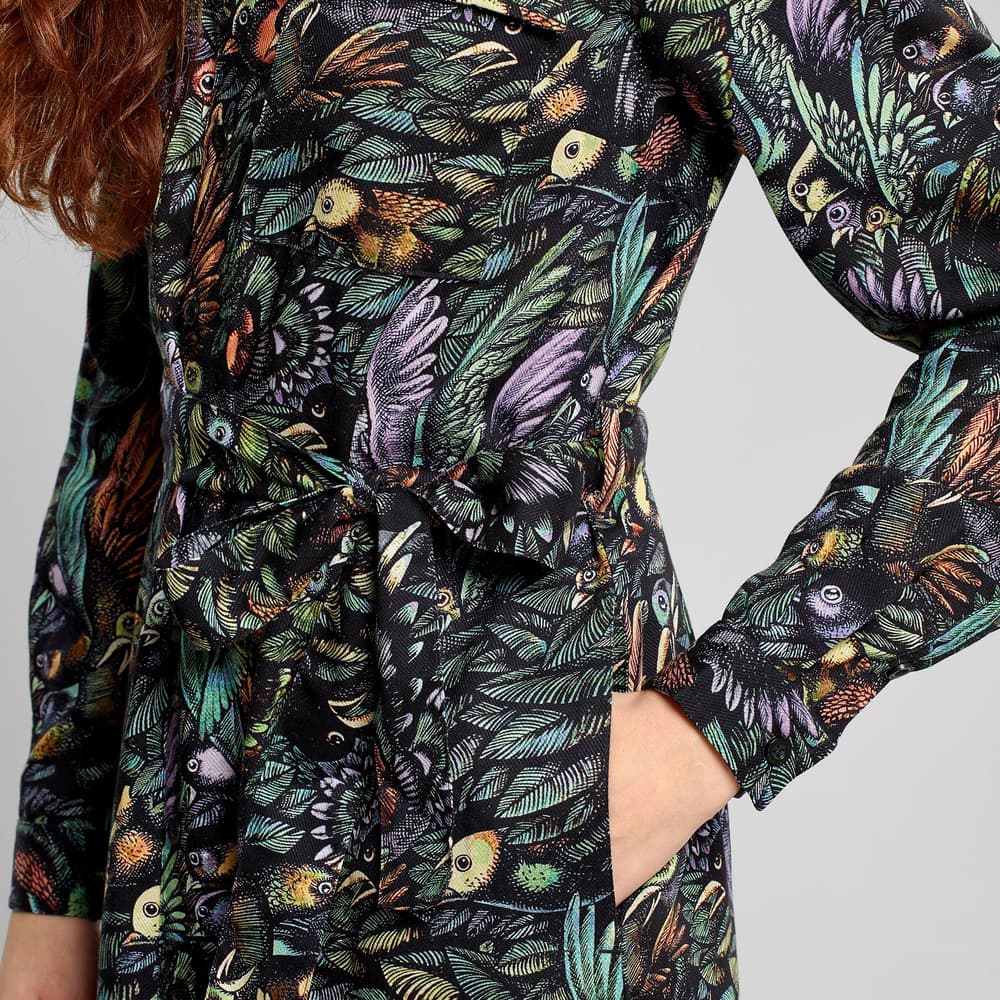 Shirt Dress Falsterbo The Birds Black