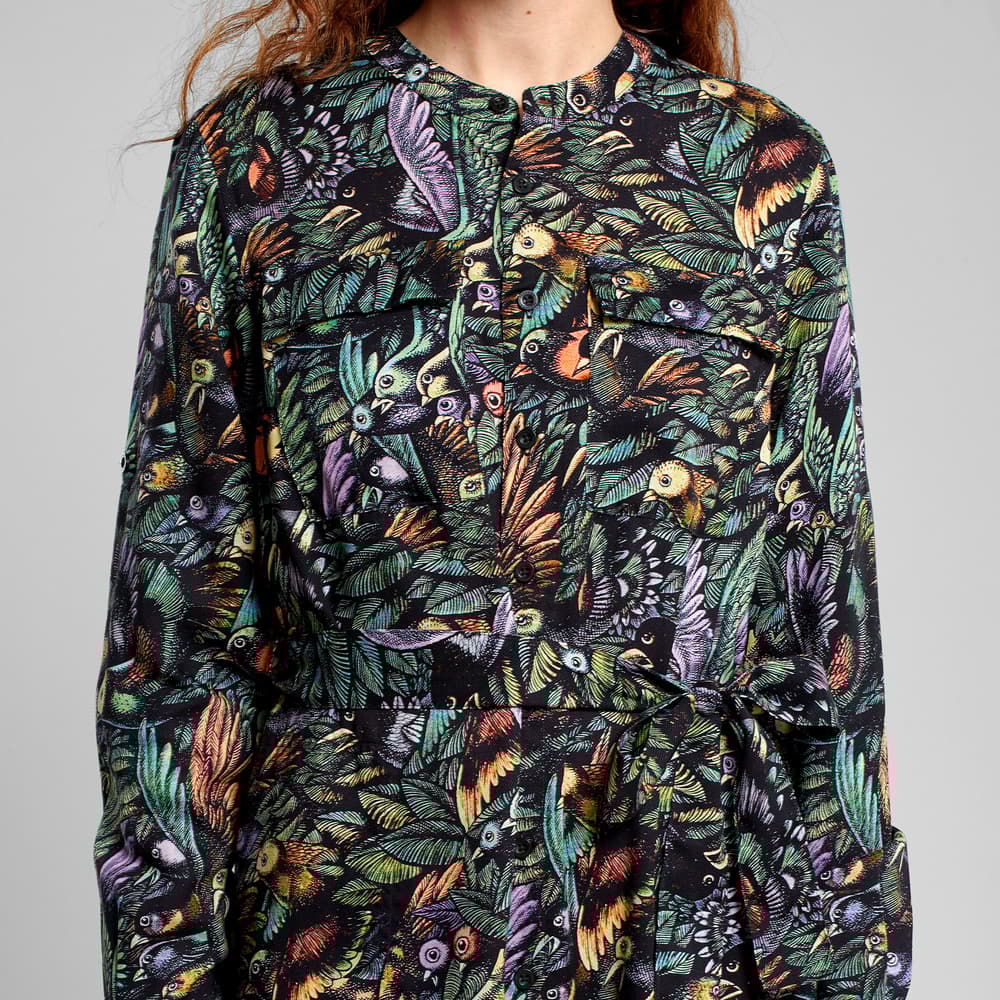 Shirt Dress Falsterbo The Birds Black