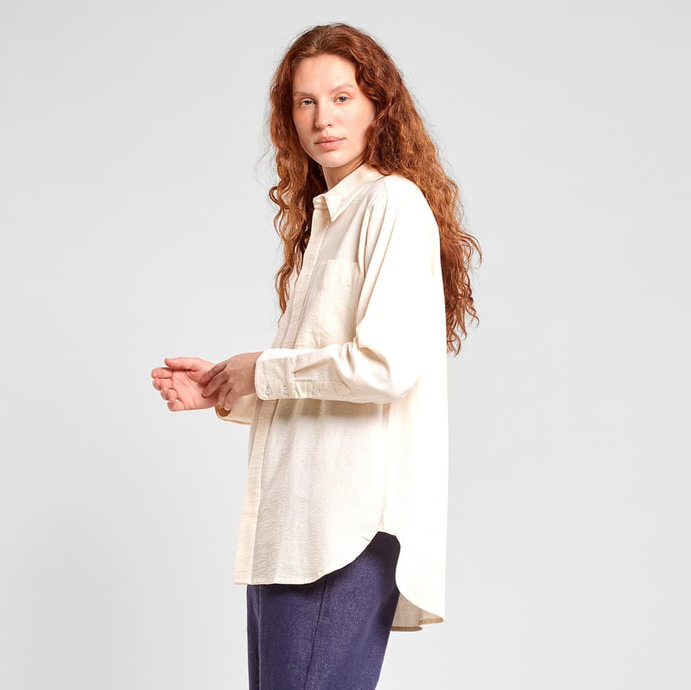 Shirt Kosta Seersucker Off-White