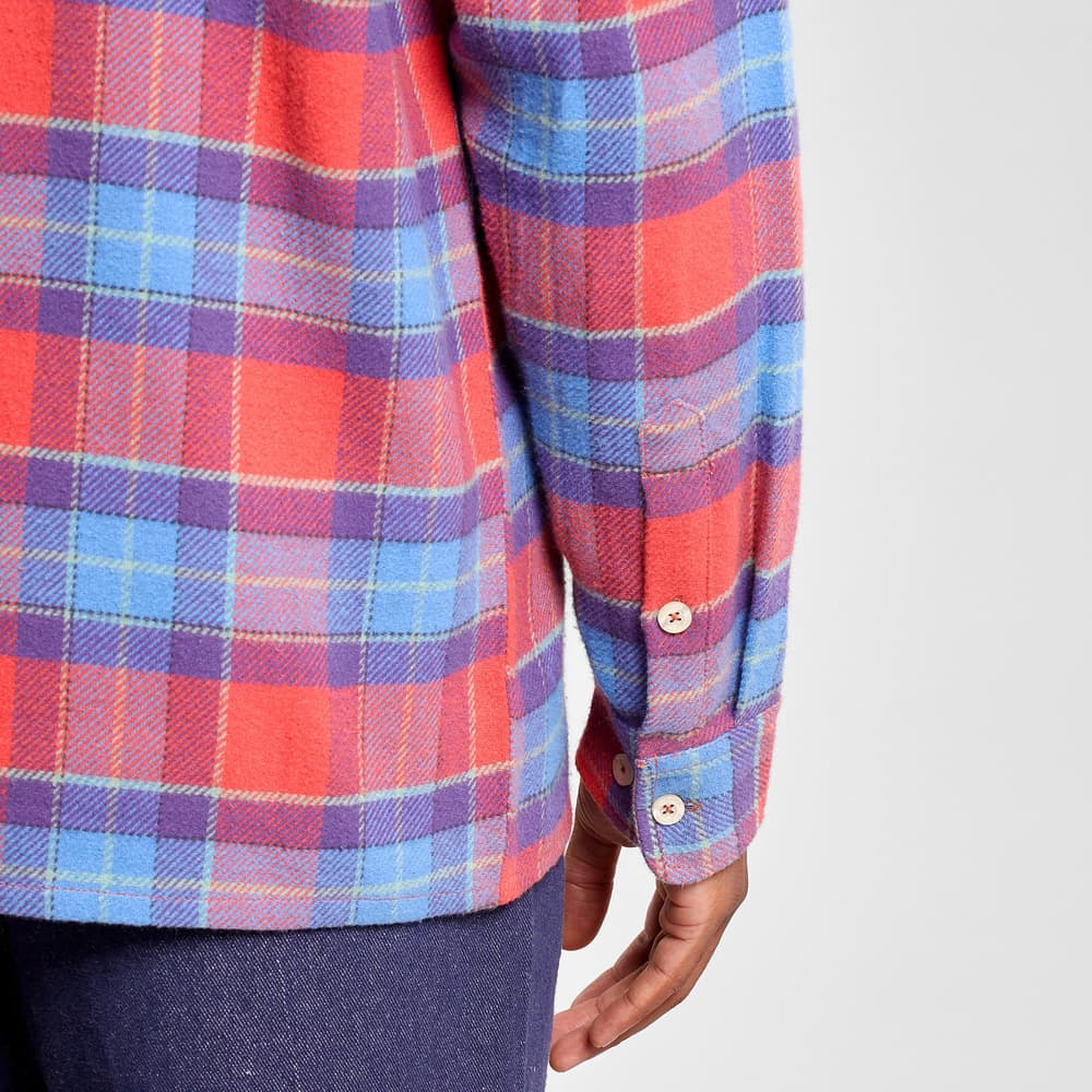 Shirt Rute Multi Check Mineral Red