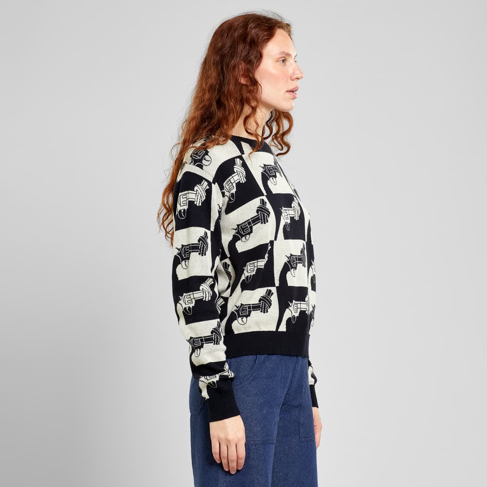Sweater Arendal The Knotted Gun Black