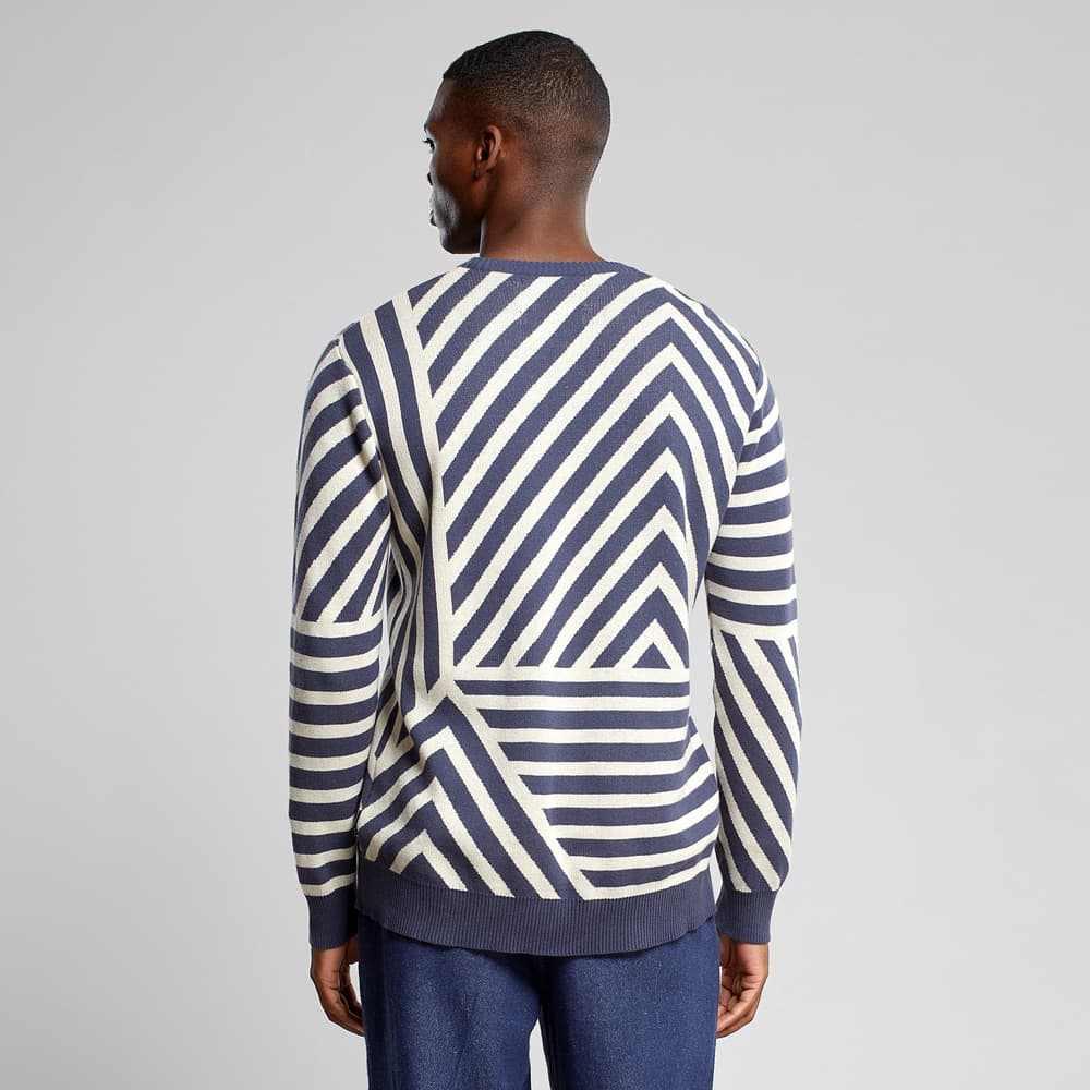 Sweater Mora Mountain Line Ombre Blue