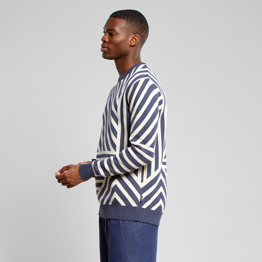 Sweater Mora Mountain Line Ombre Blue