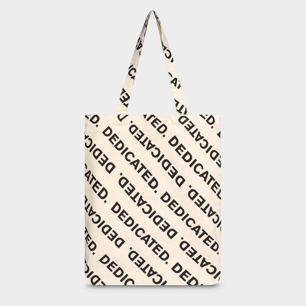 Tote Bag Torekov Logo Pattern Off White