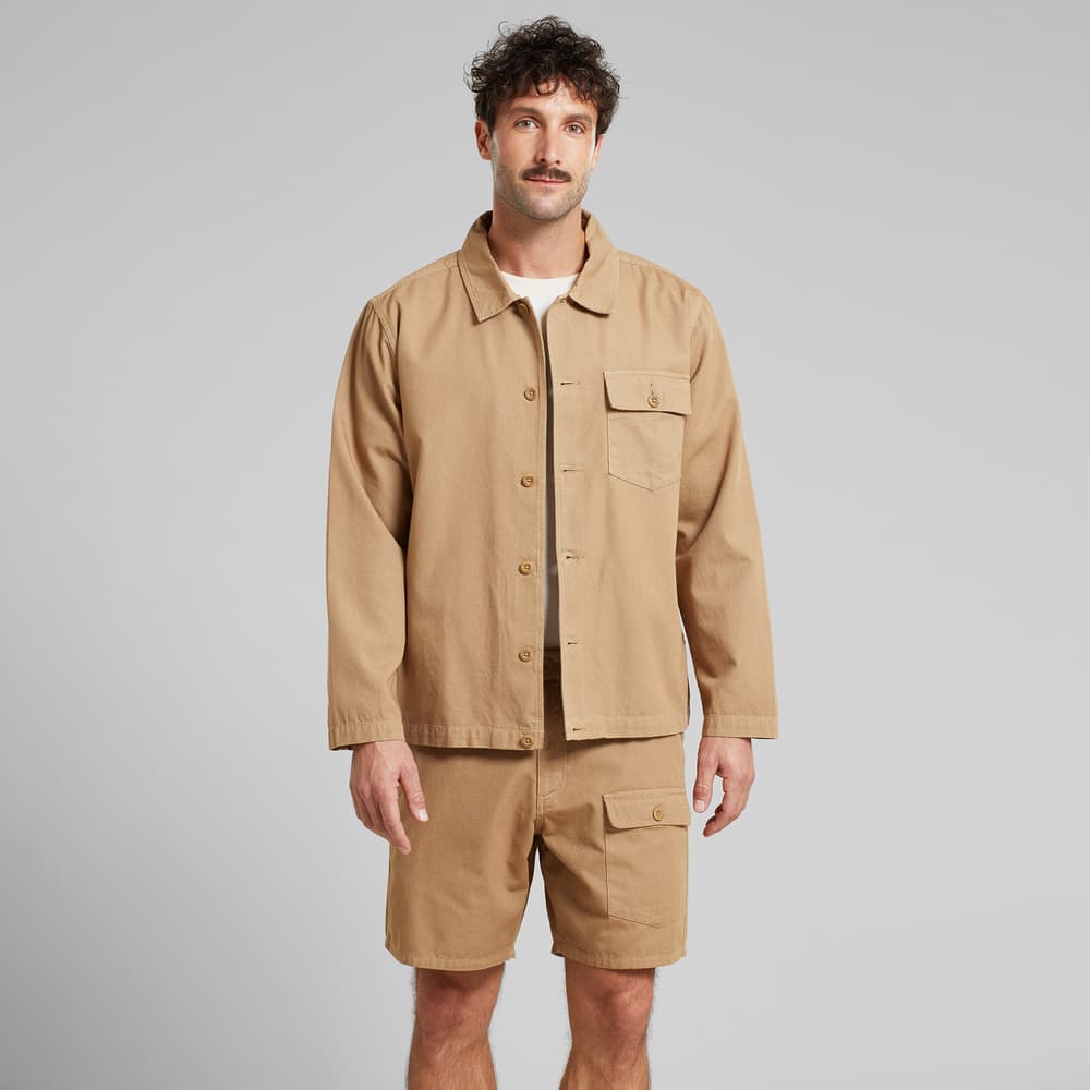 Cargo Shorts Muddus Canvas Kelp Beige