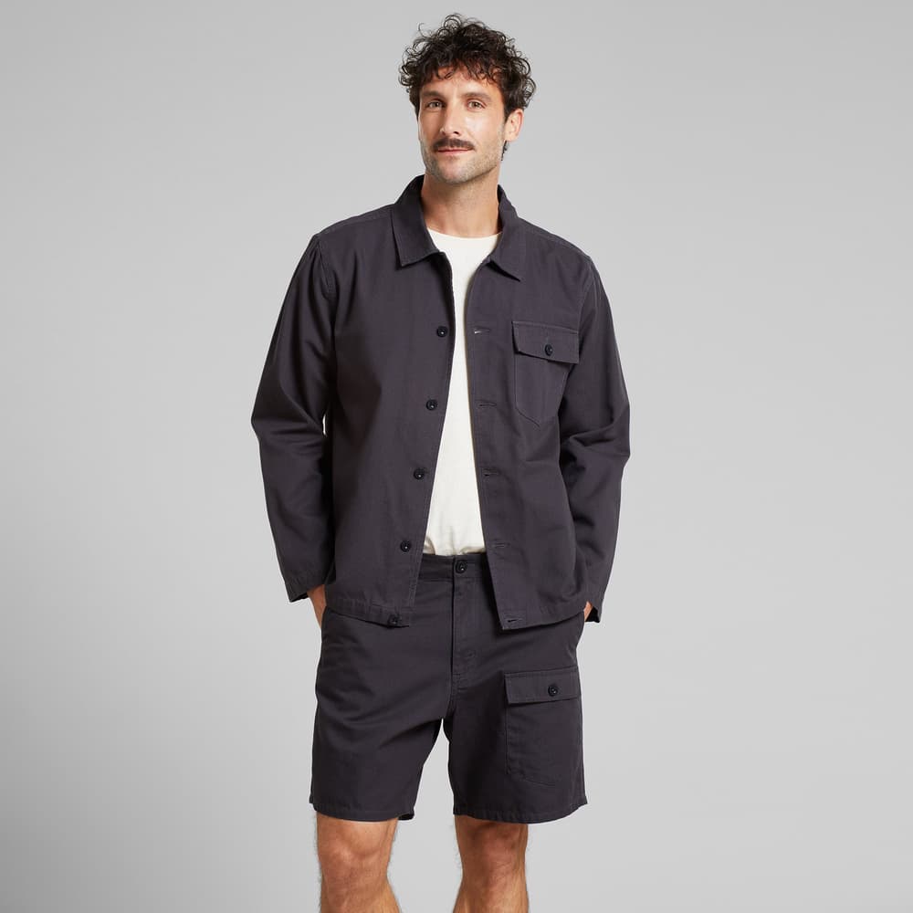 Cargo Shorts Muddus Canvas Phantom Black