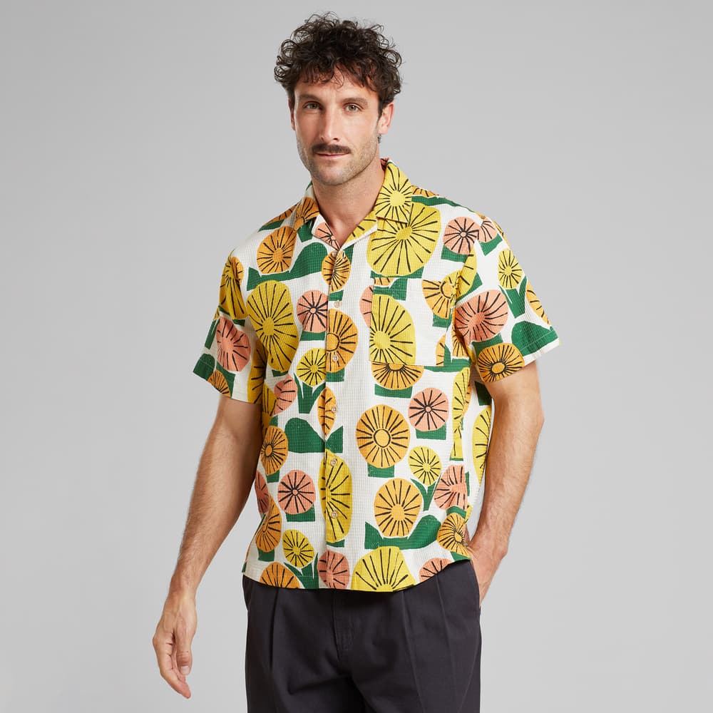 Shirt Marstrand Dandelions Oat White