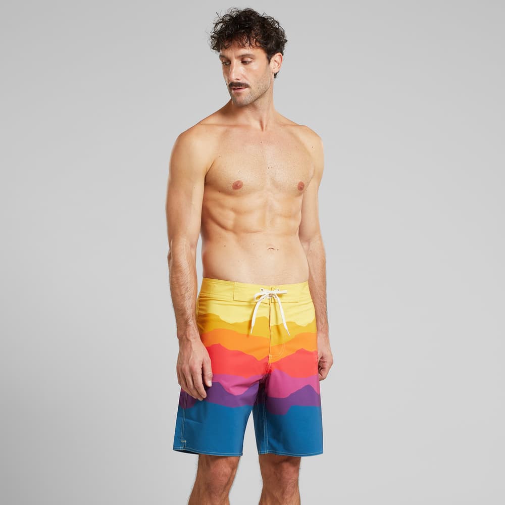 Board Shorts Toroe Sunset Lines Multi Color