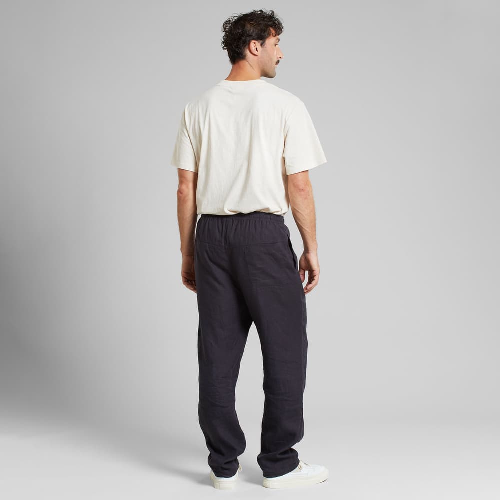Pants Klitmoeller Linen Phantom Black