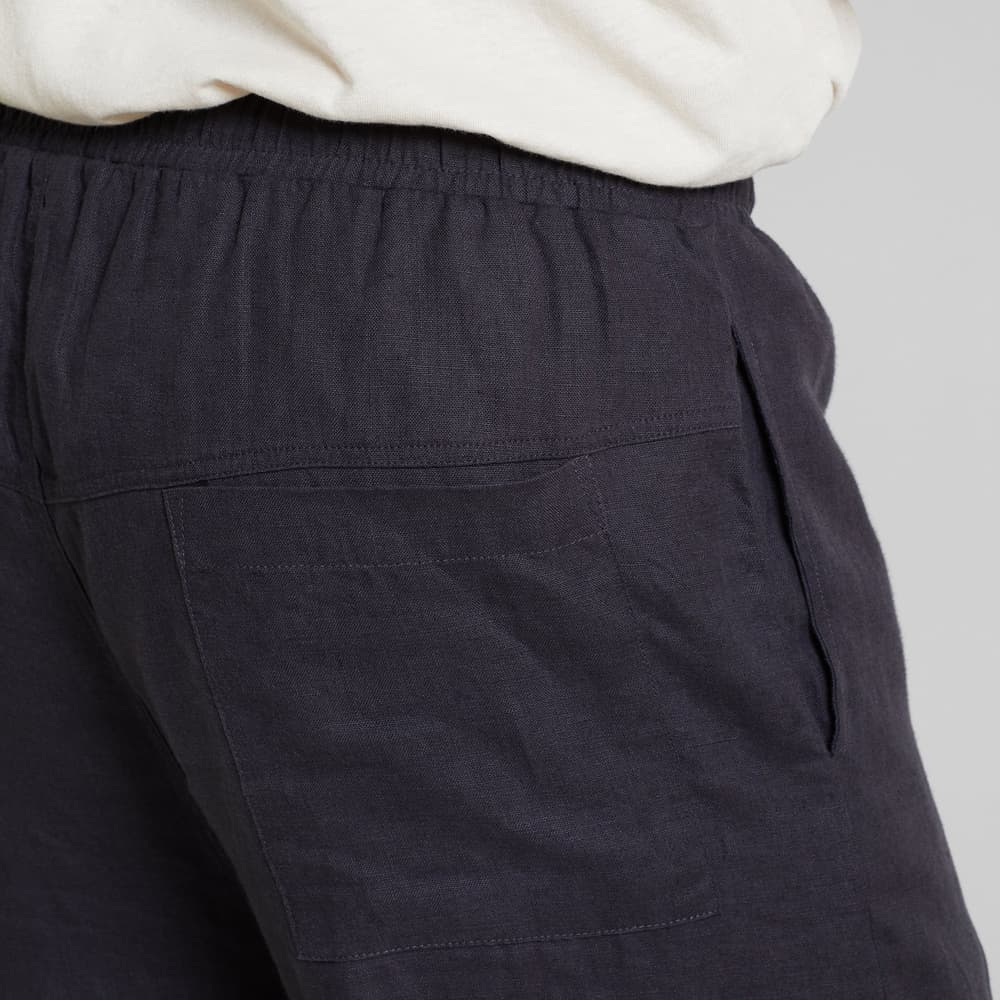Pants Klitmoeller Linen Phantom Black