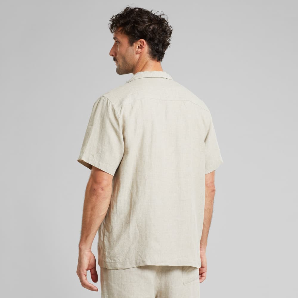 Shirt Marstrand Linen Emb Ecru
