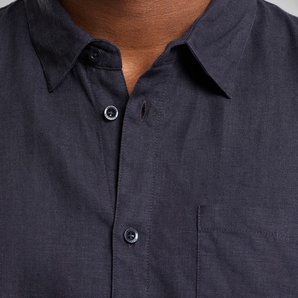 Shirt Rute Linen Phantom Black