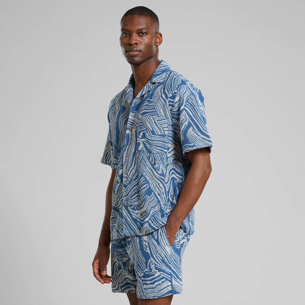 Terry Shirt Marstrand Clay Swirl Blue