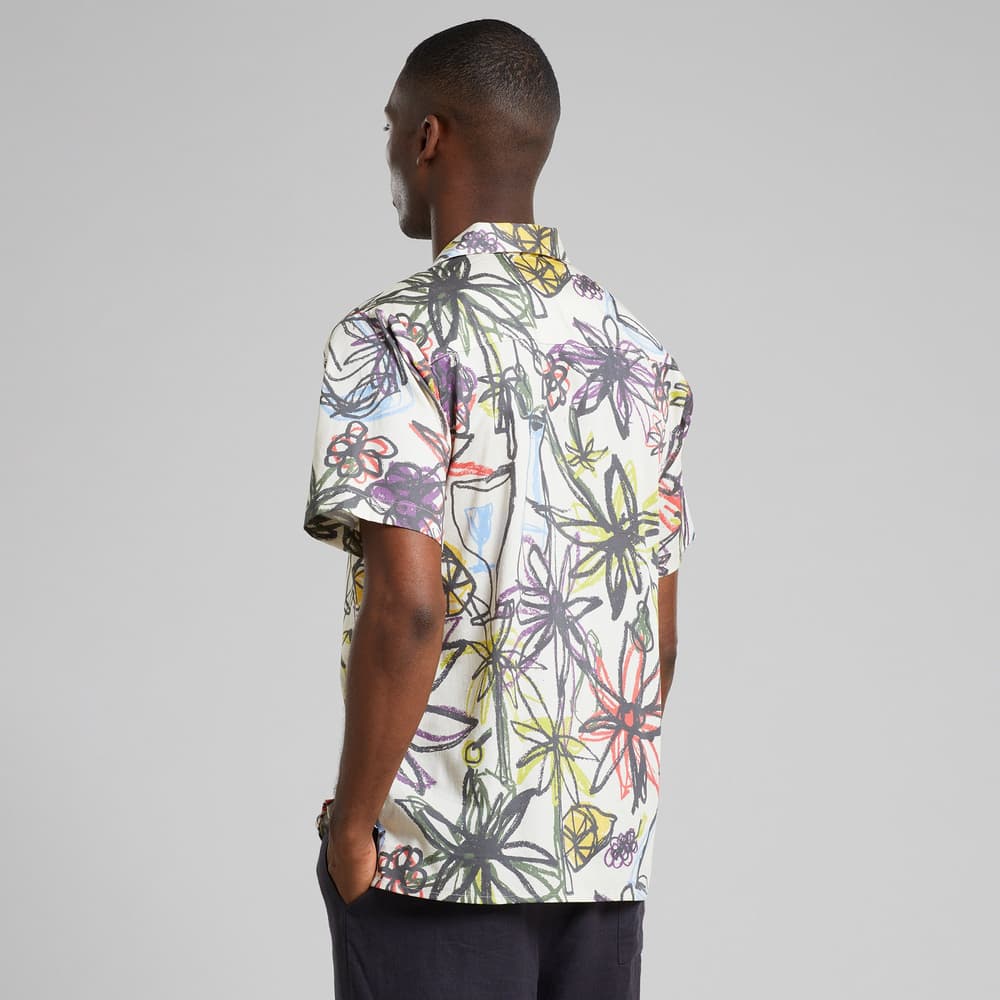 Shirt Marstrand Paradise Sketch Oat White