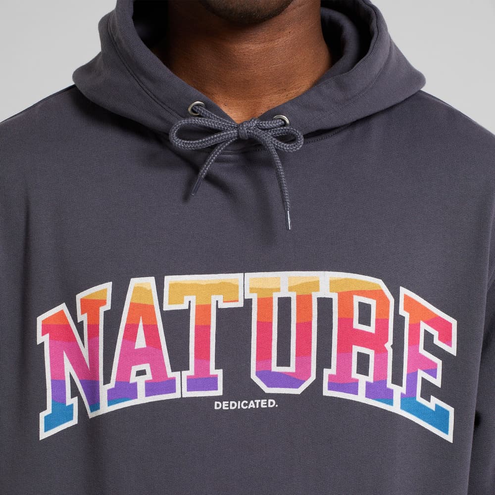 Hoodie Falun Nature Sunset Charcoal