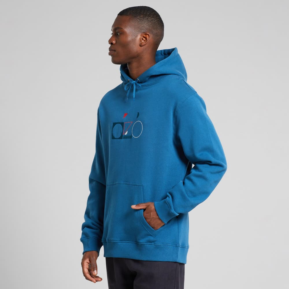 Hoodie Falun Primary Bike Midnight Blue