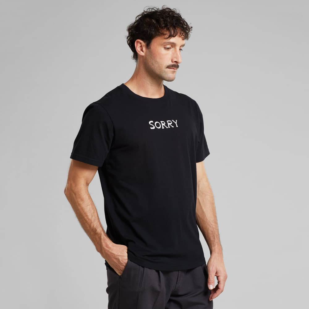 T-shirt Stockholm Sorry Black