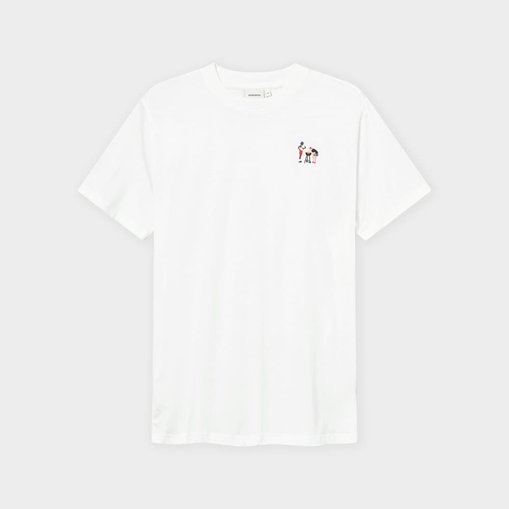 T-shirt Stockholm BBQ Emb White
