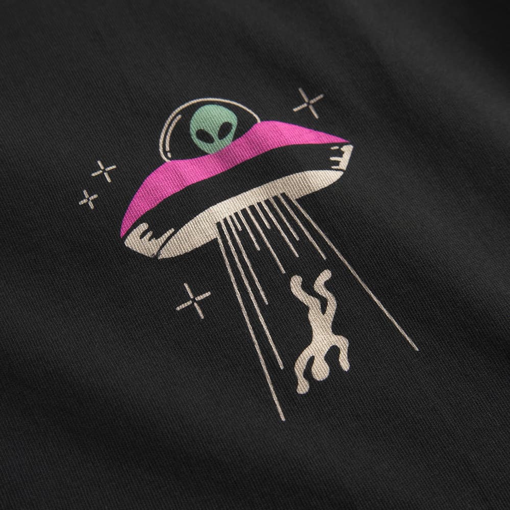 T-shirt Stockholm UFO Chest Black