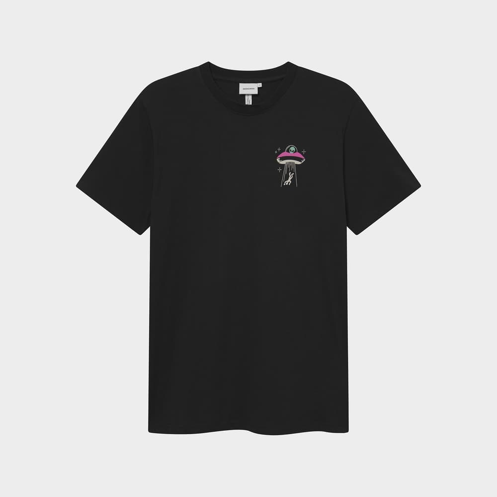 T-shirt Stockholm UFO Chest Black
