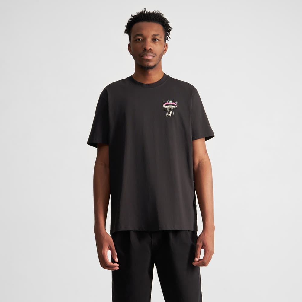 T-shirt Stockholm UFO Chest Black