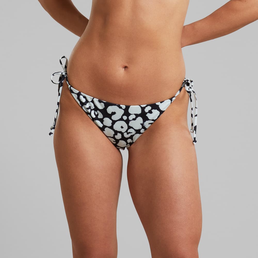 Bikini Bottom Gopa Painted Leopard Black